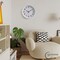 Clockswise Black Analog Clock – Silent, Non-Ticking for Wall, Office Desk, Table and Shelf, Battery-Operated Perfect for Home Office, Farmhouse Kitchen Decor, Bathroom, School and Bedroom Decor